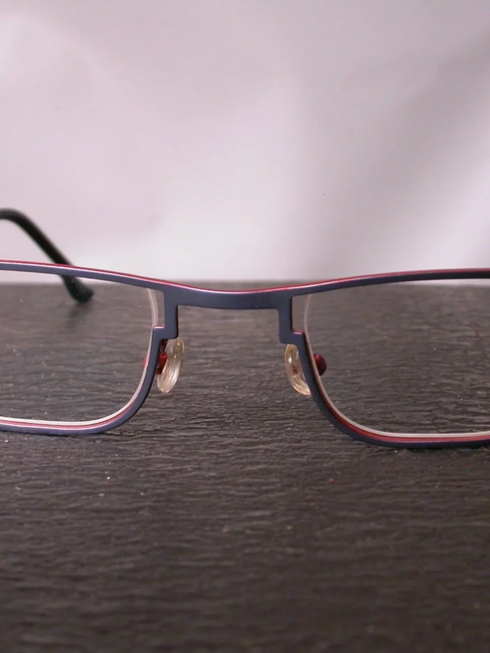 Authentic Anne et Valentin Lunettes Frames Dark Blue Eyeglasses Made in Japan